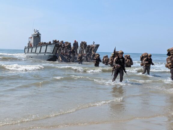 La Infantería de Marina española desembarca en la costa este de los Estados Unidos