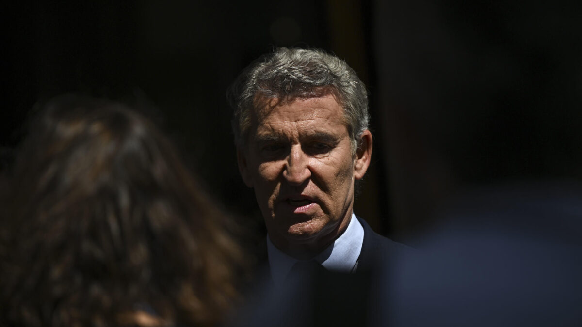 El presidente del PP, Alberto Núñez Feijóo