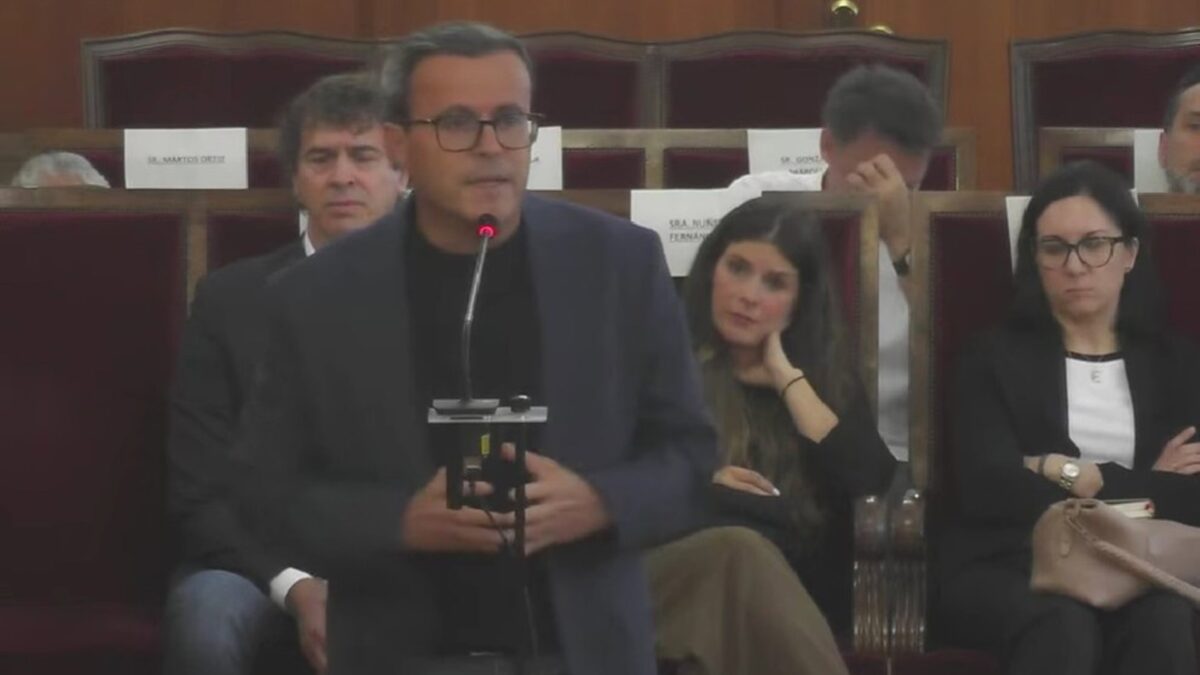 09/06/2026 El expresidente de la Diputación de Badajoz Miguel Ángel Gallardo, en su turno de última palabra en el juicio por la contratación de David Sánchez en la institución POLITICA ESPAÑA EUROPA EXTREMADURA