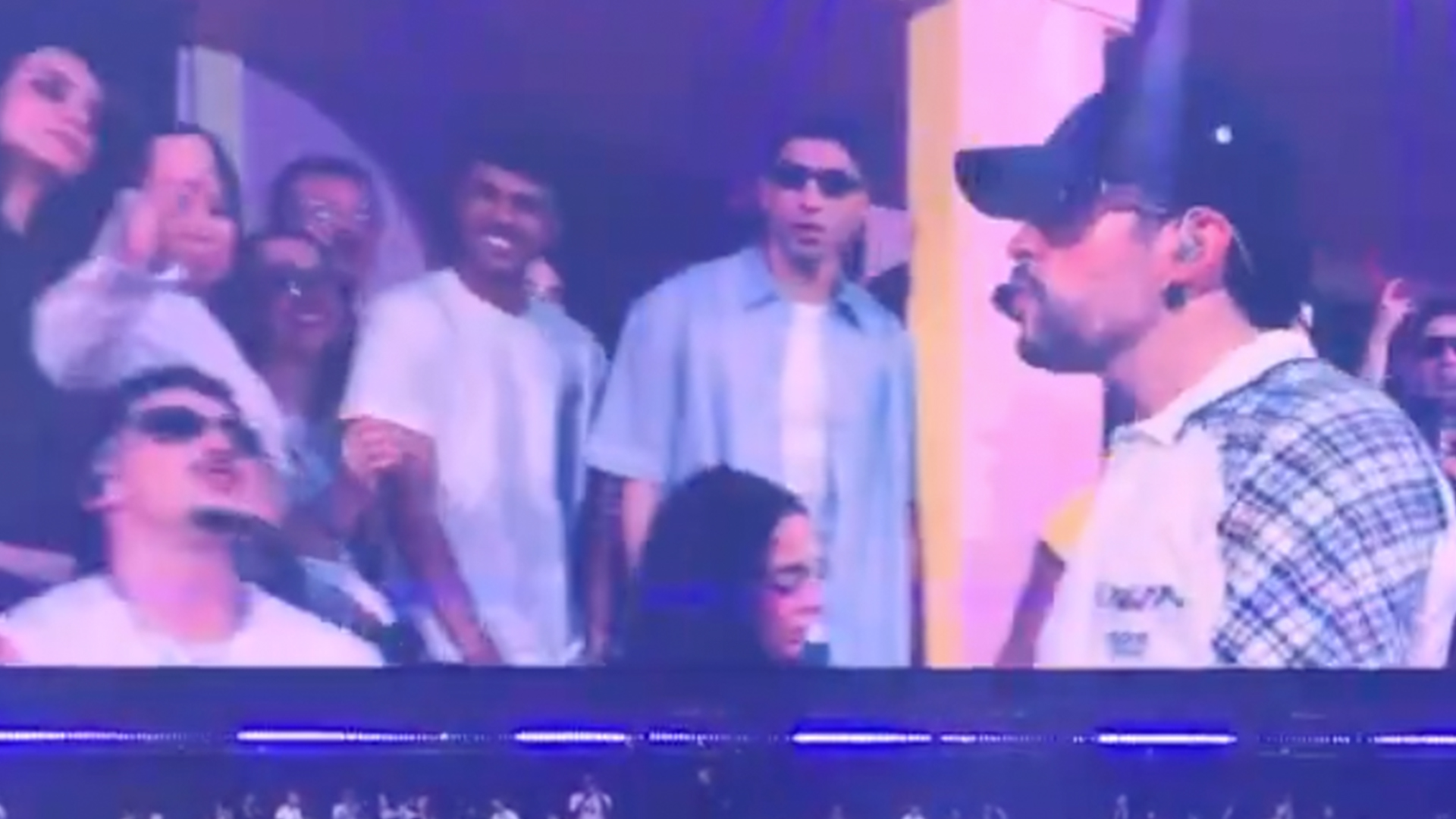El futbolista Achraf Hakimi en 'La Casita' de Bad Bunny este martes en Madrid