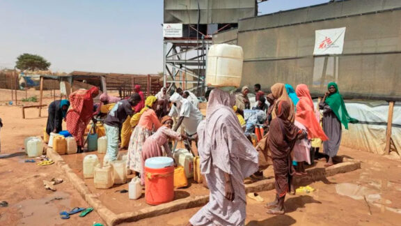 Un grupo de refugiadas sudanesas en Chad