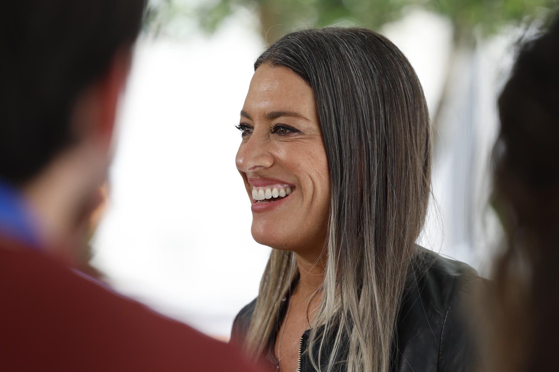 MADRID, 27/05/2026.- La portavoz de Junts en el Congreso, Miriam Nogueras durante las declaraciones que realiza a la prensa este miércoles EFE/ Mariscal