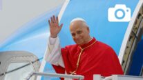 El Papa León XIV durante su visita a España