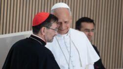 León XIV y el arzobispo de Madrid, el cardenal José Cobo Cano.