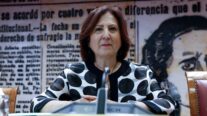 La fiscal general del Estado, Teresa Peramato, en el Senado.