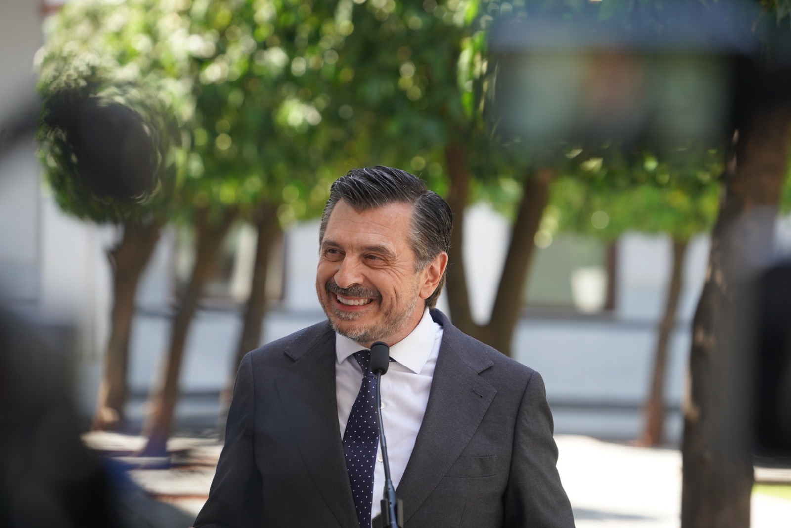 El portavoz del PP en el Parlamento andalúz, Toni Martín