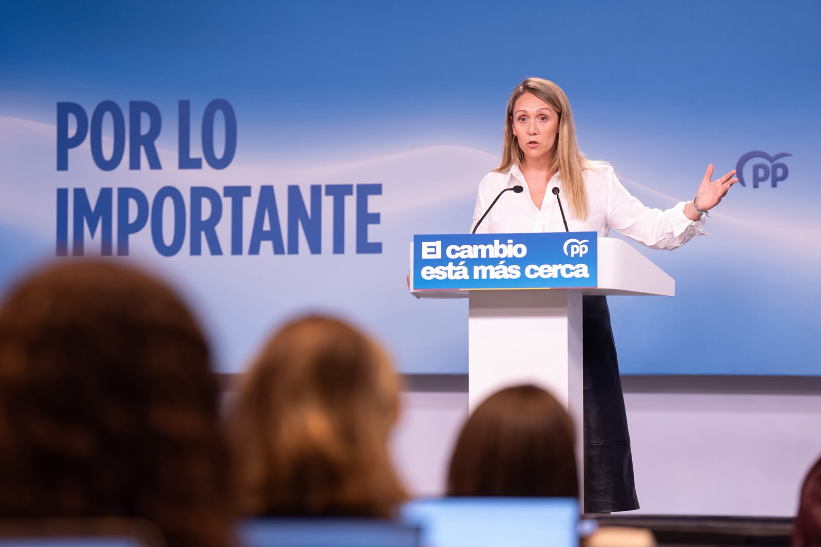 La vicesecretaria de Coordinación Sectorial del PP, Alma Ezcurra