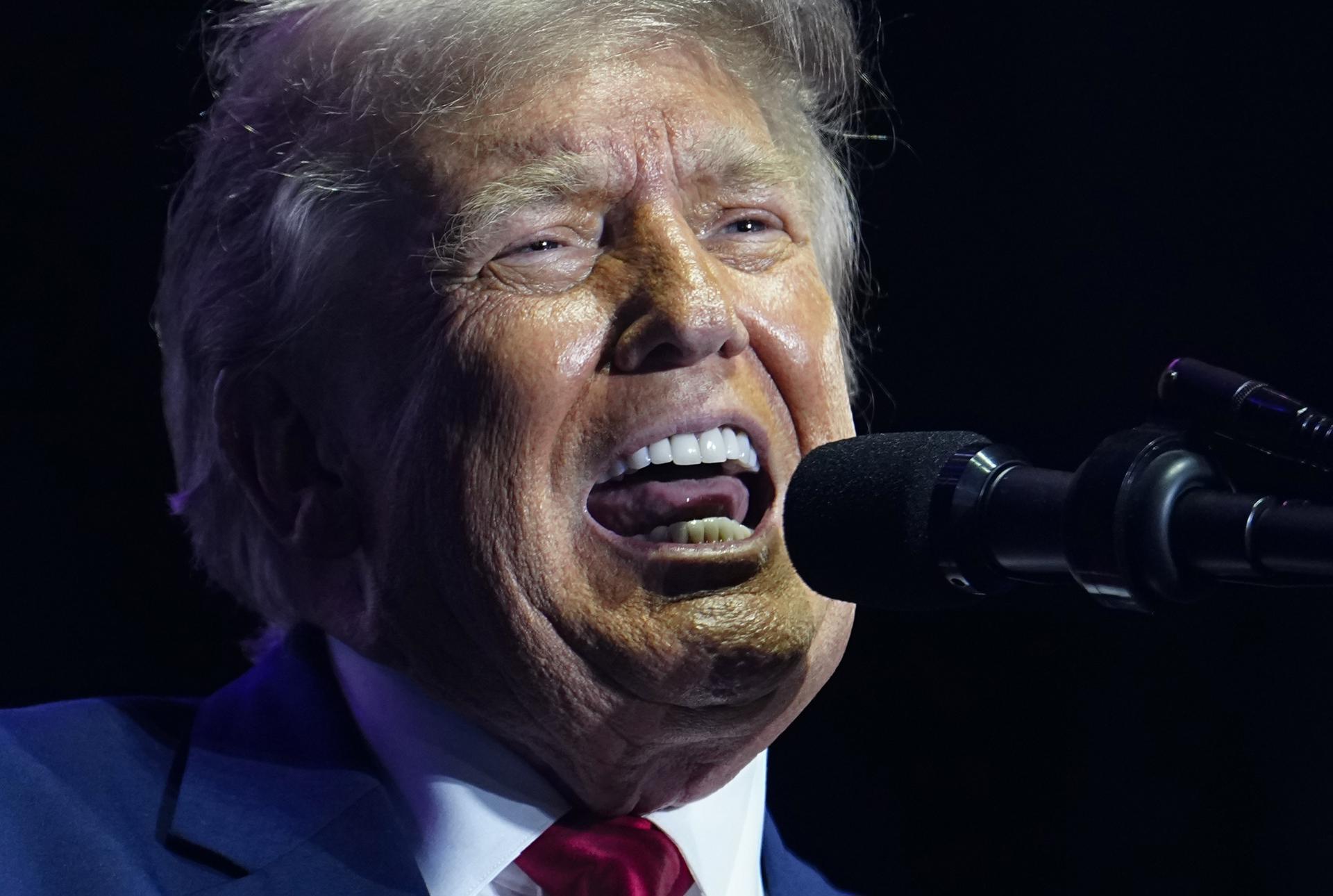 WASHINGTON, DC (United States), 25/06/2026.- US President Donald Trump speaks at a rally to kick off the 16-day Great American State Fair as part of Washington, D.C.'s celebration of the nation's 250th birthday, on the National Mall in Washington, DC, USA, 24 June 2026. The rally will include military flyovers, musical performances from Lee Greenwood and Christopher Macchio, and the U.S. Army Band, the U.S. Marine Band and Armed Forces choirs. EFE/EPA/BONNIE CASH / POOL