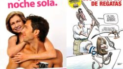 Montaje y tira satírica en las que la Casa Real fueron protagonistas.