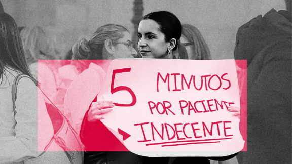 Manifestación de medicos por falta de medios