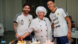 Antonia Farías, la cocinera de la selección argentina