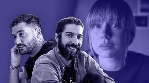 Pablo Poveda y Guillermo Fernández, creativos de Ogilvy; y Ester Expósito, que protagoniza una de sus campañas premiada en Cannes