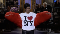 Teyana Taylor en su monólogo de 'Saturday Night Live'.