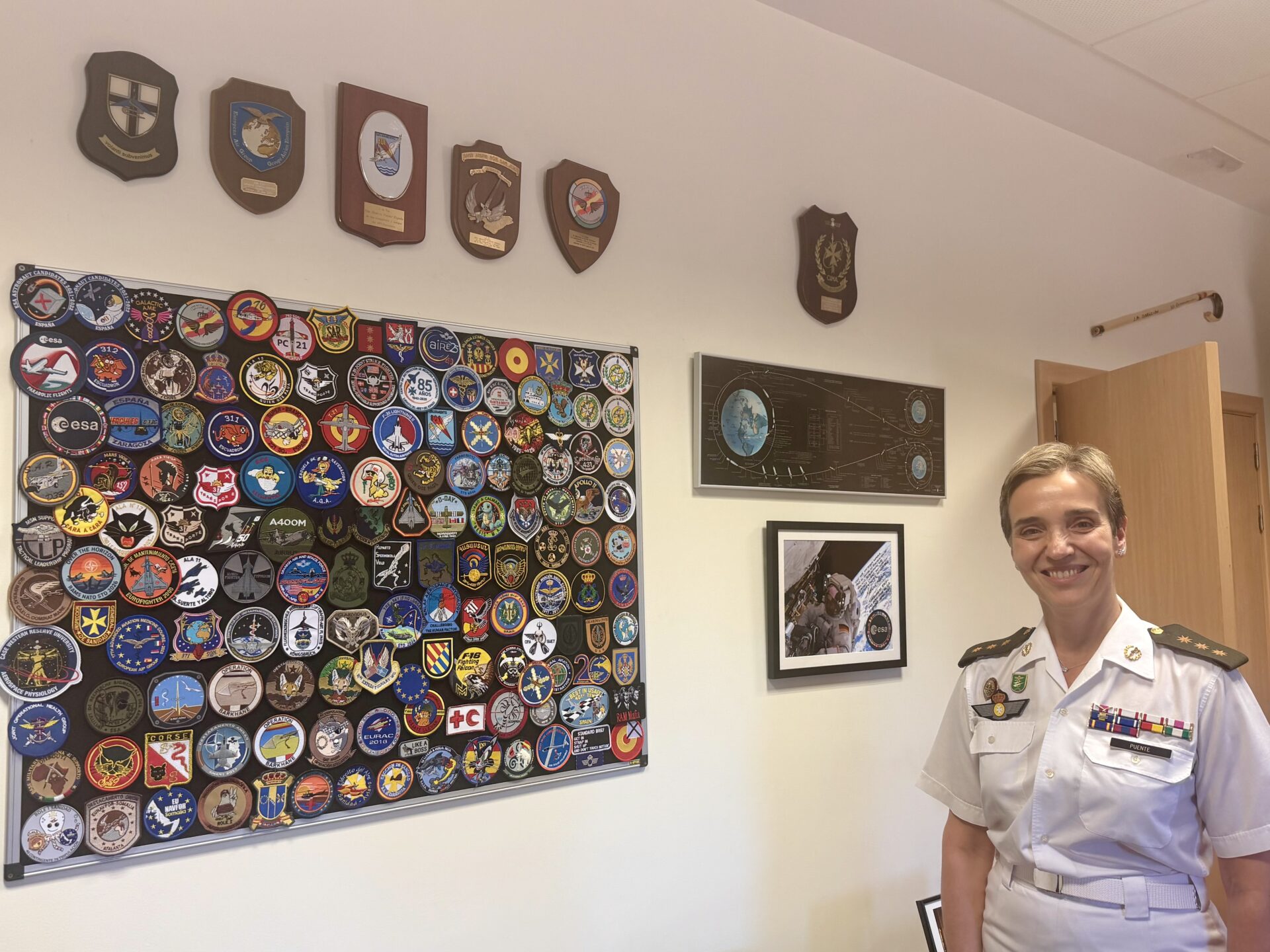 La Coronel médico aeroespacial del CIMA, Beatriz Puente.