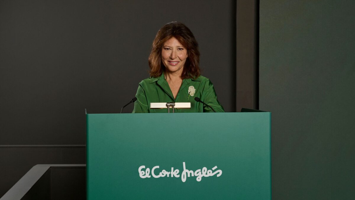Cristina Álvarez, presidenta de El Corte Inglés en la Junta General de Accionistas.