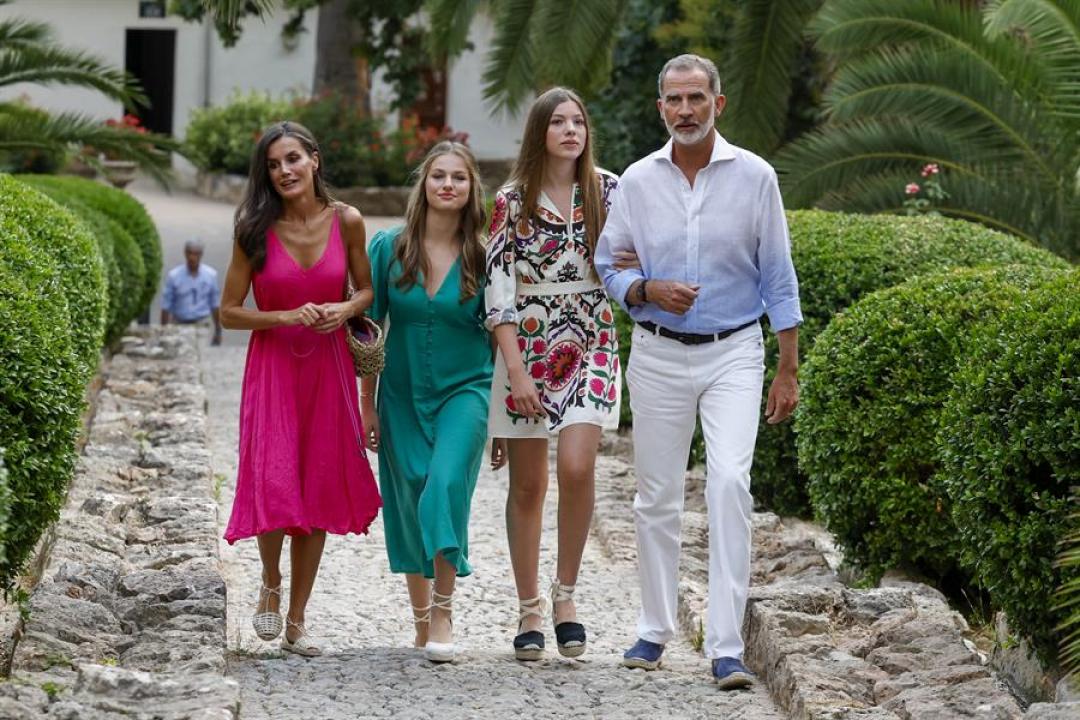 La Familia Real, en Palma de Mallorca