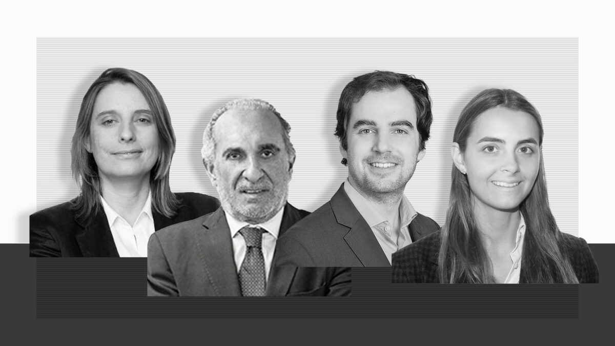 Belén Latas y Miguel Ángel Garrido, de Garrido, y Joaquín Alcalde y Sofía de Ignacio-Simó, de Ufenau.