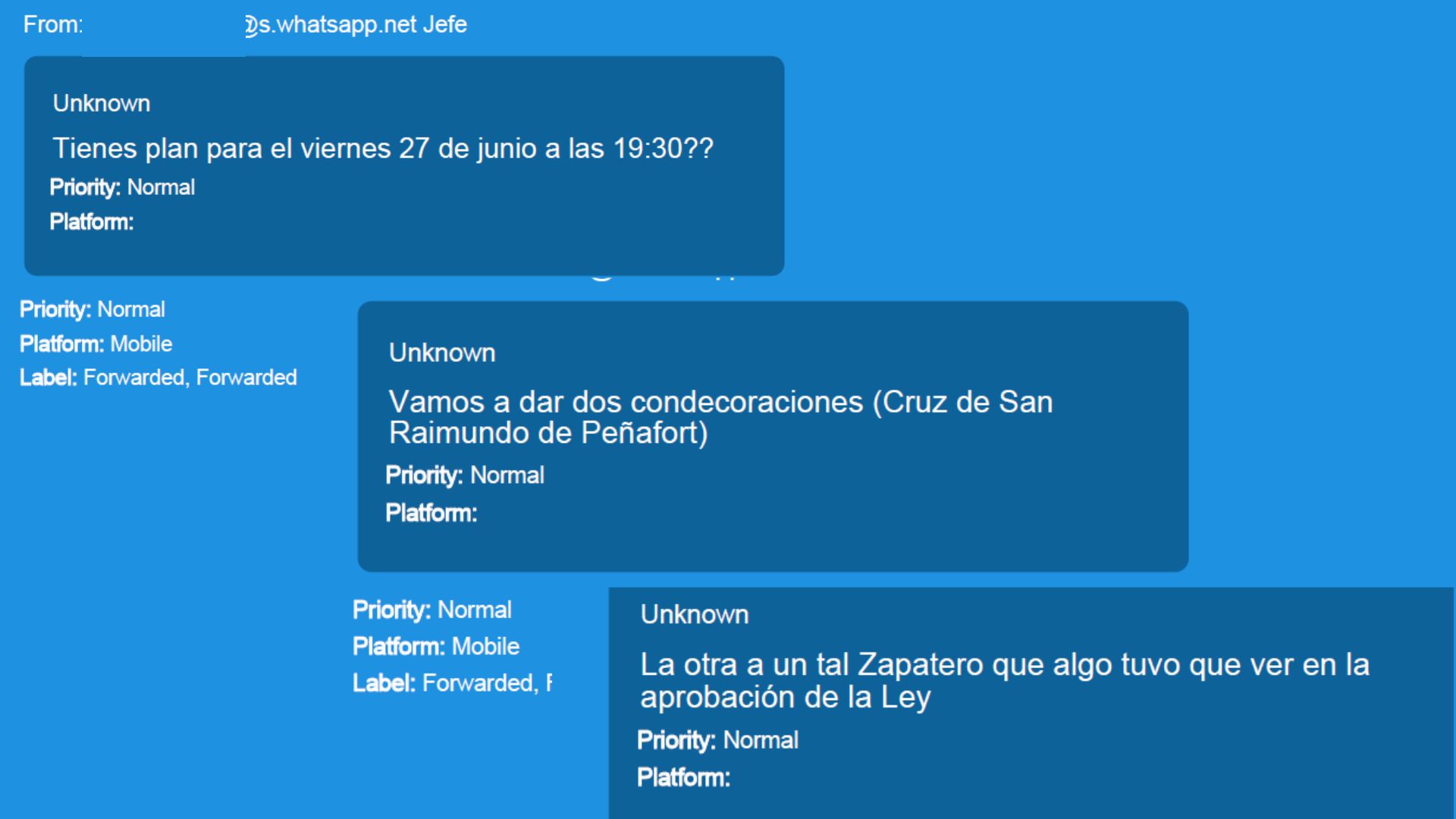 Invitación a Zapatero al 20 Aniversario de la Ley del Matrimonio Igualitario.