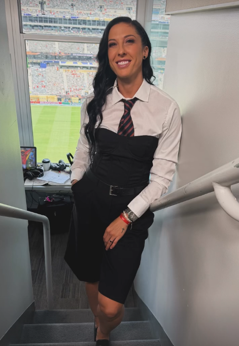 Jenni Hermoso en el MetLife Stadium durante el partido España - Argentina en la final del Mundial 2026