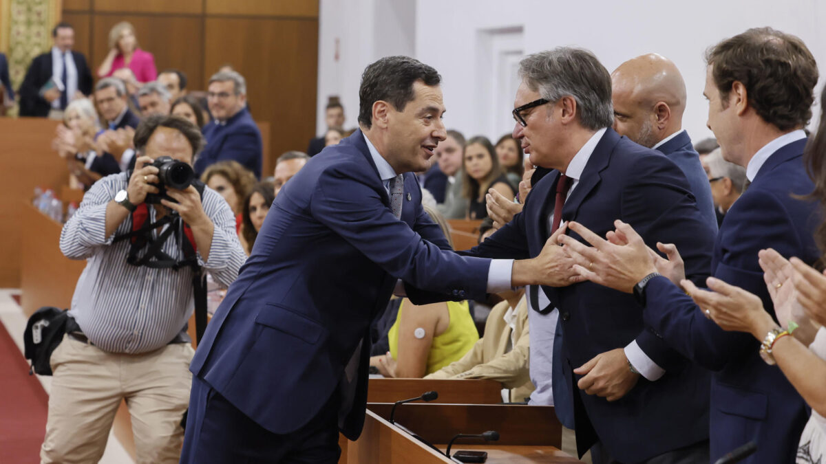 El presidente de Andalucía, Juanma Moreno