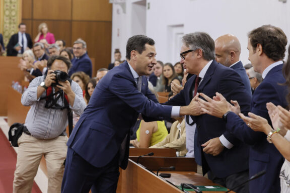 El presidente de Andalucía, Juanma Moreno