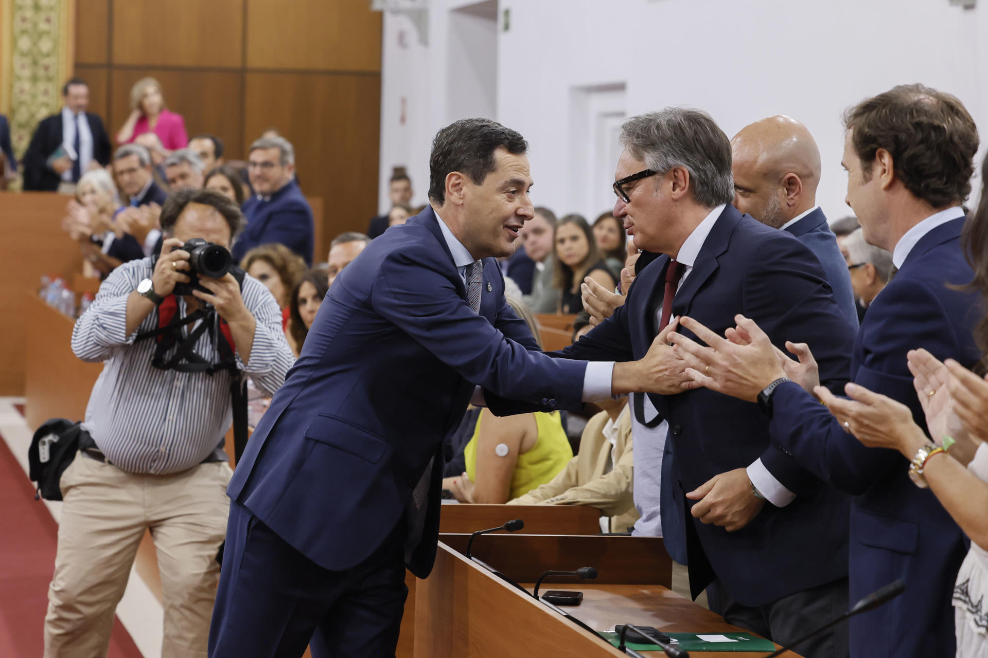 El presidente de Andalucía, Juanma Moreno