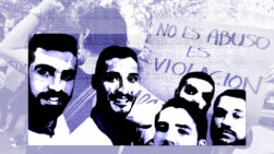 Los miembros de la conocida como Manada de Pamplona