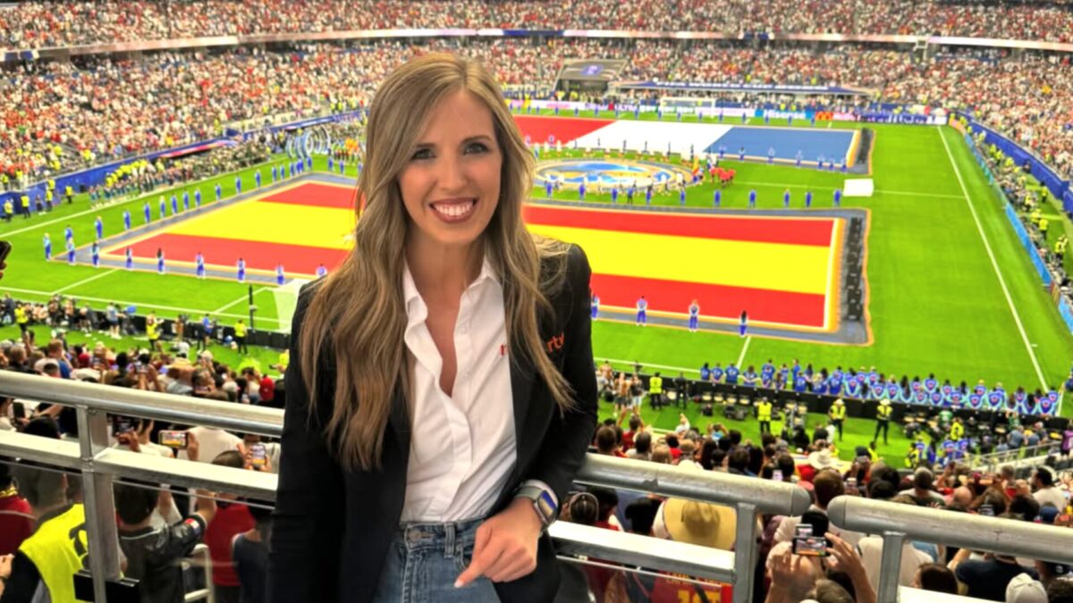 La periodista de RTVE Lara Gandarillas