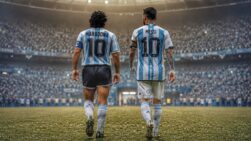 Maradona y Messi