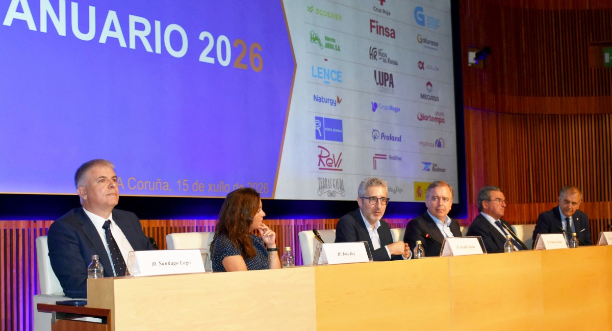 Mesa presentación del Foro Económico de Galicia 2026