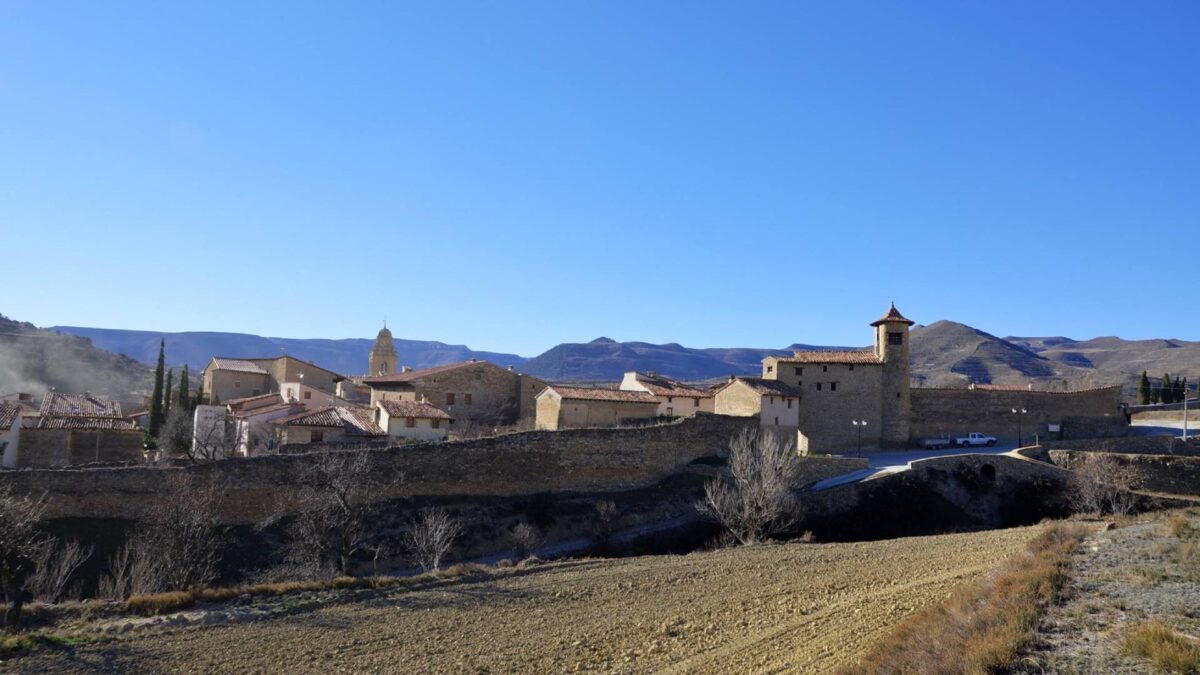 Una fotografía panorámica de la localidad turolense.