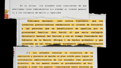 Fragmentos de la sentencia del hermano de Pedro Sánchez