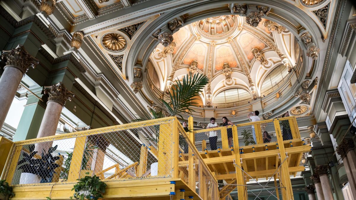 Presentación del Refugio Climático del Círculo de Bellas Artes, a 9 de julio de 2026, en Madrid.