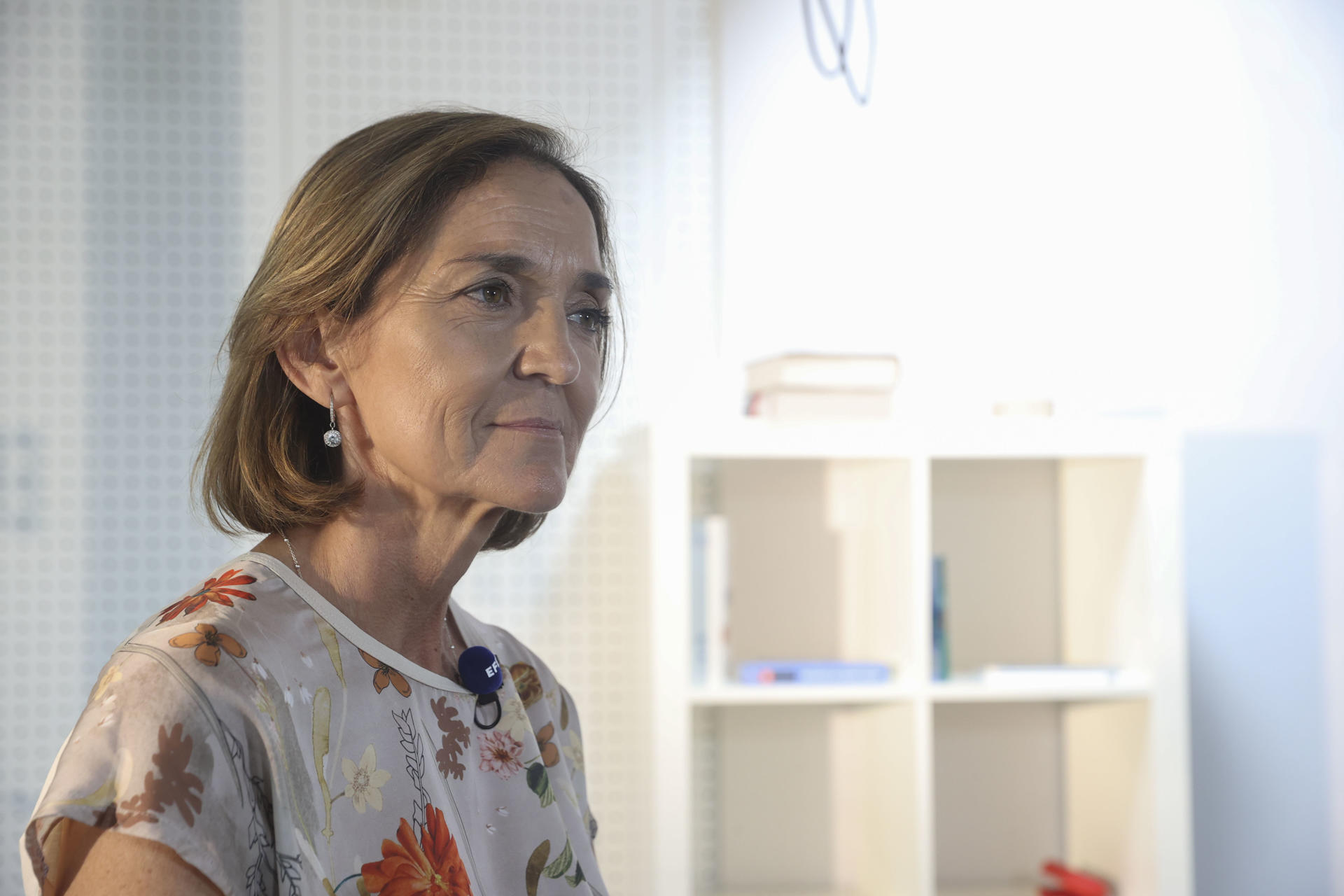 MADRID, 16/07/2026.- La exministra y actual líder del PSOE de Madrid, Reyes Maroto, tiene claro que sus compañeros de partido avalarán en las primarias municipales sus tres años de oposición en el Ayuntamiento de la capital así como el proyecto que tiene para la ciudad, que cuenta con "raíces, equipo" y el apoyo de "la militancia de base". En una entrevista con EFE, Maroto expone su plan para Madrid, muestra su confianza en que ganará la votación del domingo donde se enfrentará a la que hasta ahora ha sido su mano derecha en el Ayuntamiento, Enma López, e invita a que sea ella la que tenga que mostrar qué diferencias habrá entre ambas propuestas.- EFE/ Víctor Lerena