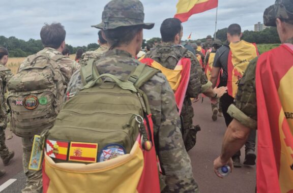 El Tercio Spinola en la marcha Nimega que congregó a 41 militares españoles.