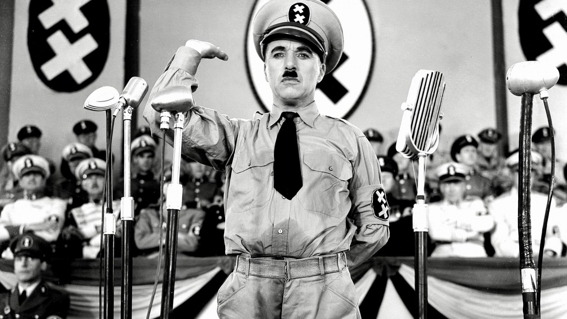 Charles Chaplin en 'El gran dictador' (1940).