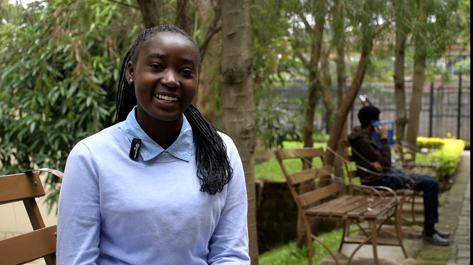 Otieno Valary Akinyi, estudiante de Derecho en la Universidad de