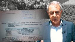 Zapatero durante el vídeo tras su imputación.