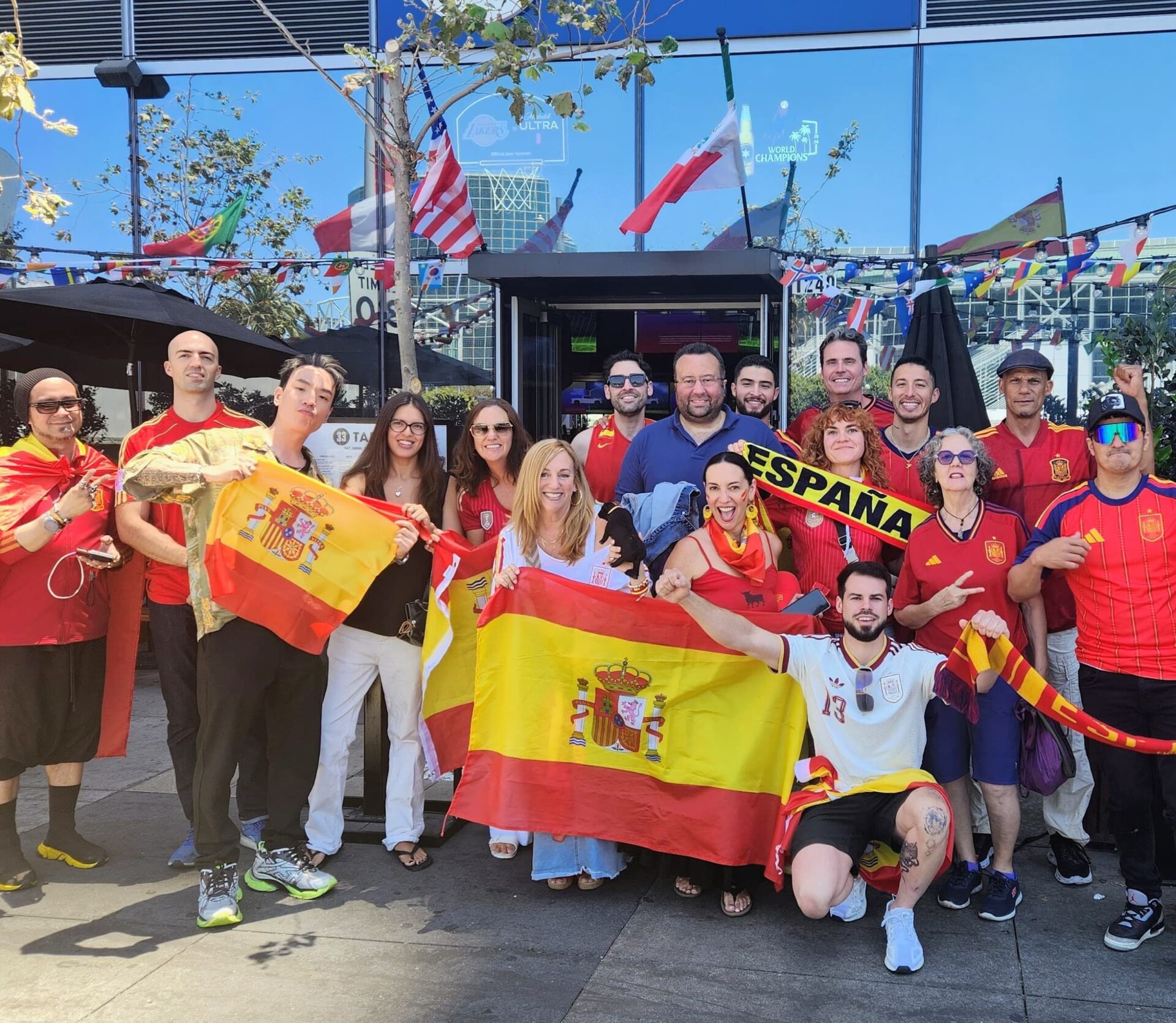 Aficionados a la selección española