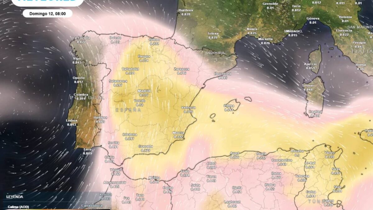 Aire del Sahara el 12 de julio de 2026 - Sociedad
