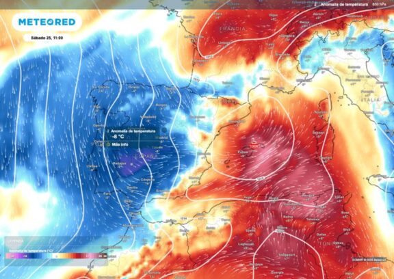 Aire polar el sábado 25 de julio de 2026 - Sociedad