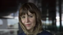 La escritora Almudena Sánchez. Fotografía de Lisbeth Salas.