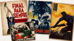 Carteles conmemorativos del 18 de julio de 1936.