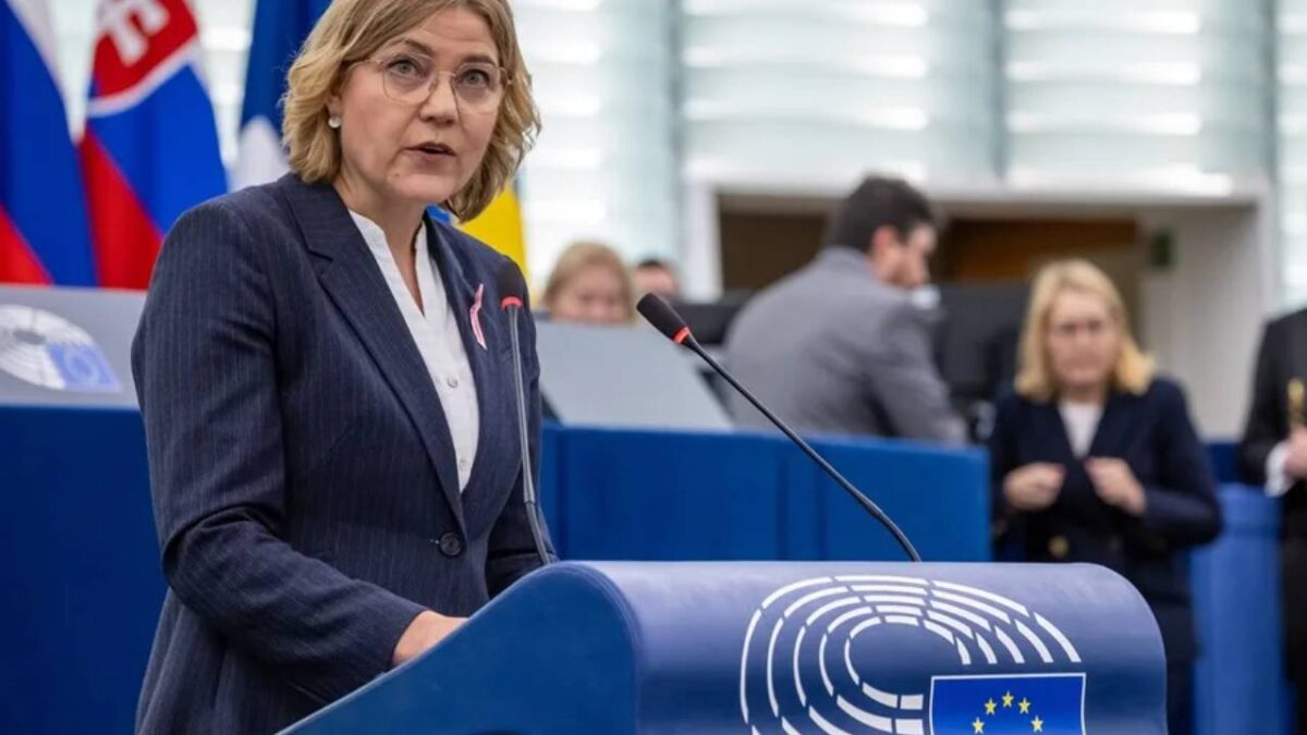 La vicepresidenta ejecutiva de la Comisión Europea para la Soberanía Tecnológica, Seguridad y Democracia, Henna Virkkunen.