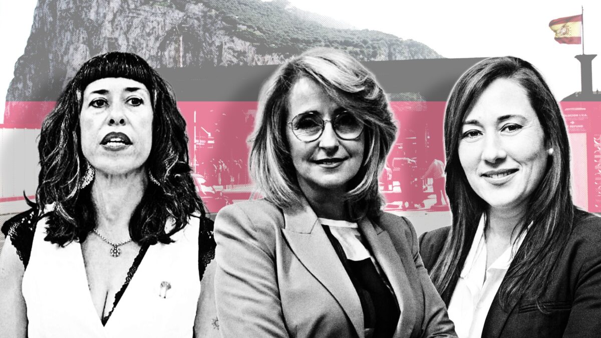 De izquierda a derecha, Leticia Blanco, Pilar Pintor y Rocío Arrabal