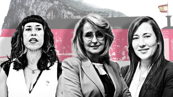De izquierda a derecha, Leticia Blanco, Pilar Pintor y Rocío Arrabal