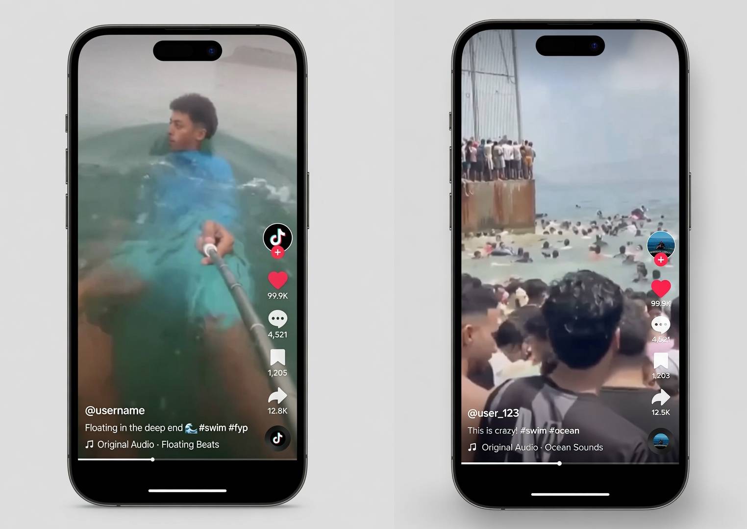 TikTok multiplica el efecto llamada a Ceuta con vídeos que explican cómo llegar a nado y eludir la vigilancia