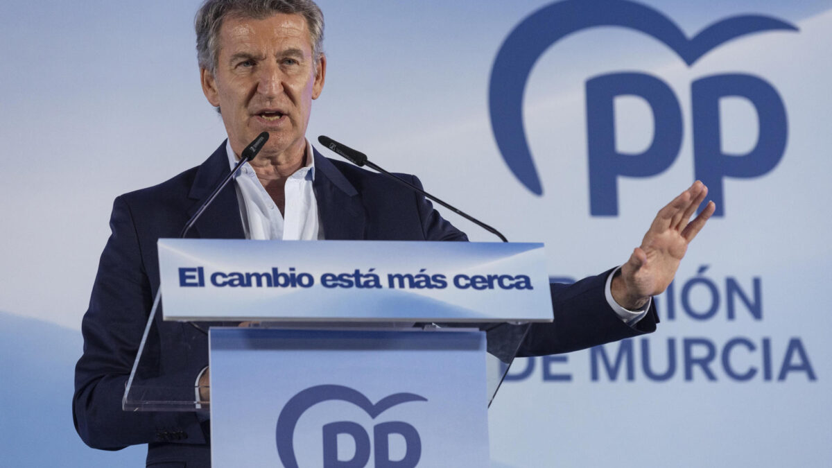 El presidente del Partido Popular, Alberto Núñez Feijóo