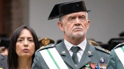 La directora general y el DAO de la Guardia Civil, Mercedes González y Manuel Llamas.