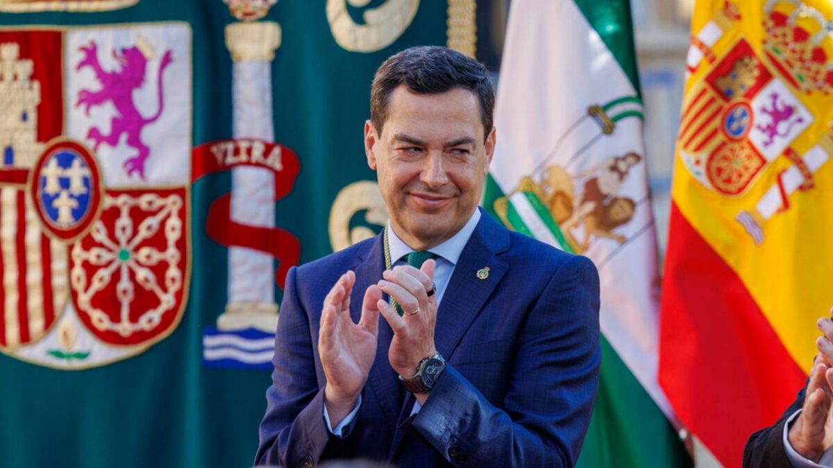 El presidente de la Junta de Andalucía, Juanma Moreno.